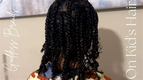 Goddess Braids for Kids - YouTube