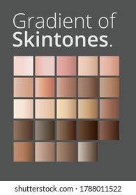 Skintones Color Palette Gradients Stock Vector (Royalty Free ...