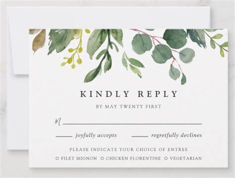 Wedding RSVP Examples – Sample RSVPs you can use for your wedding ...