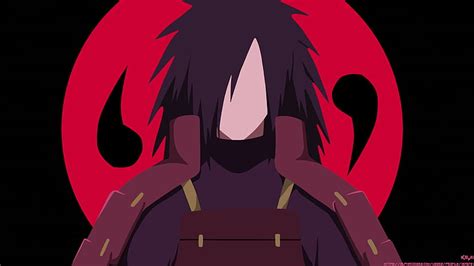 Free download | HD wallpaper: Anime, Naruto, Madara Uchiha, Minimalist | Wallpaper Flare