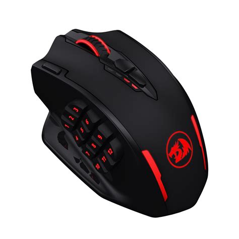 Redragon RGB Wireless Gaming Mouse Impact Elite M913 | 20 Programmable Buttons | 12 Side Buttons ...