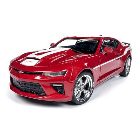 2017 Chevy Camaro, Red - Auto World AW246 - 1/18 Scale Diecast Model ...