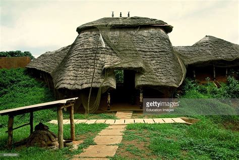 The royal palace of the Yoruba King of Ketou. Benin, West Africa ...