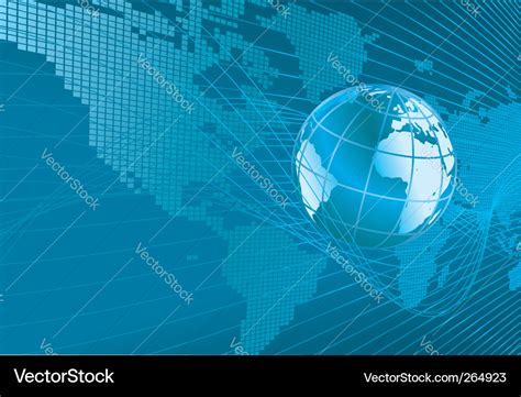 World map globe background Royalty Free Vector Image