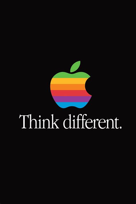 Think Different Digital Download Poster Apple logo | Etsy