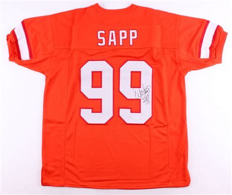 Warren Sapp Signed Buccaneers Jersey Inscribed "HOF 13" (JSA COA ...