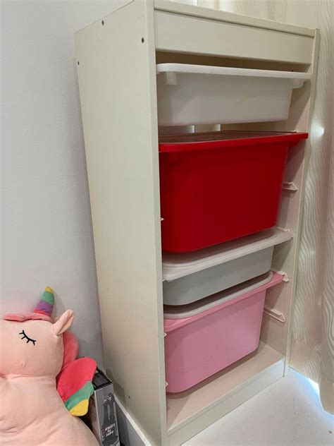 IKEA toy storage, Furniture & Home Living, Furniture, Shelves, Cabinets ...