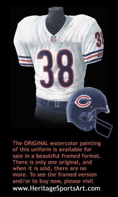 Chicago Bears Uniform and Team History | Heritage Uniforms and Jerseys - NFL, MLB, NHL, NBA ...