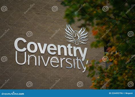 Coventry University Logo at Wall of University Building Editorial Photo ...