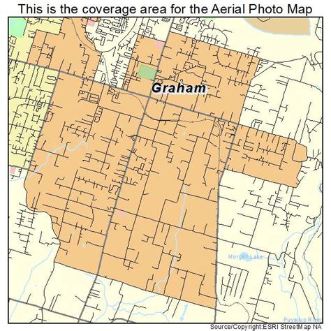 Aerial Photography Map of Graham, WA Washington