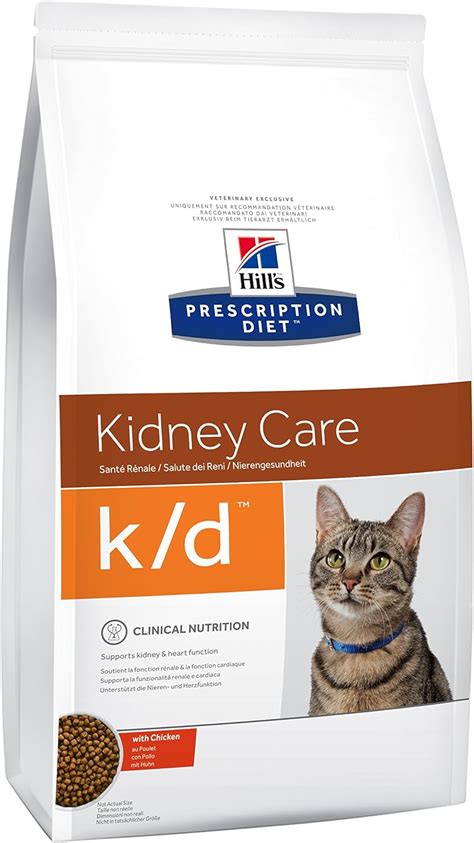 HILL'S Prescription Diet Feline k/d - Cat Food - Renal Health - 1.5 kg: Amazon.co.uk: Pet Supplies