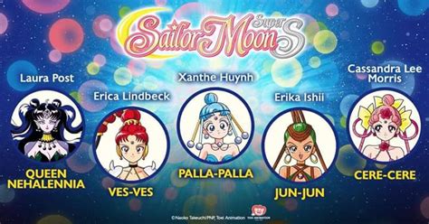 Sailor moon SuperS Dub Cast. : r/Animedubs