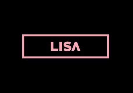 Lisa Logo Name | Kpop, Çıkartma, Logolar