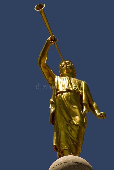 Angel moroni statue stock photo. Image of angel, high - 6276000