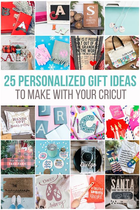 25 Personalized DIY Gift Ideas with Cricut | The DIY Mommy