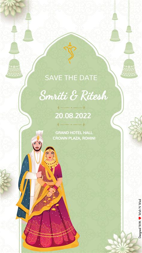 Free Mangal Vivah Hindu Wedding Invitation - Wish N Wed