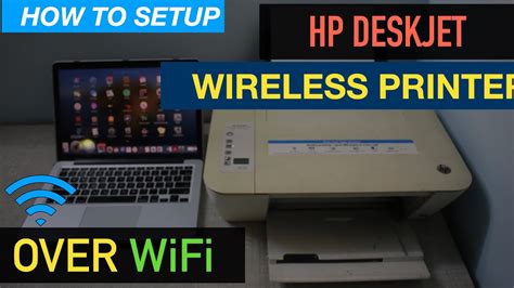 How To Setup The HP DeskJet Wireless Printer With Mac To Print & Scan ...