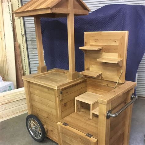 Commercial carts for product display, food and drink service and more. We build to your custom s ...