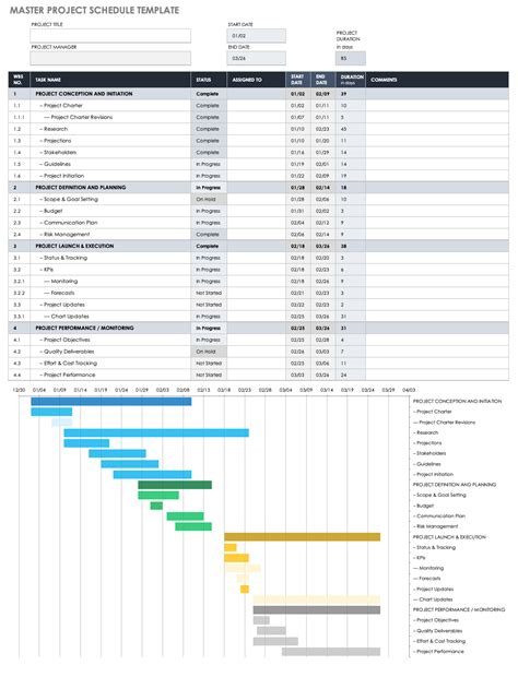 Project Schedule Template | Professional Word Templates