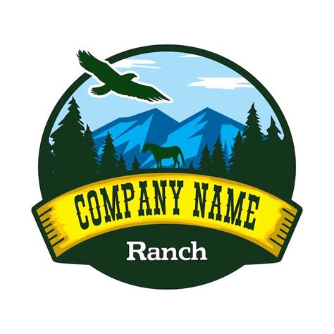 Ranch vector logo | Premium Vector