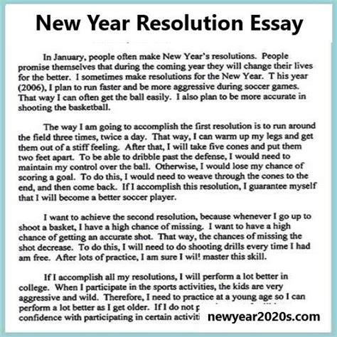 Learn How to Write a New Year Resolution Essay - Happy New Year 2022 in ...