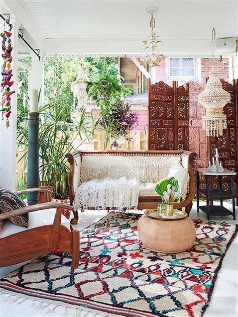 46 The Best Bohemian Farmhouse Decorating Ideas For Your Living Room - PIMPHOMEE