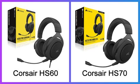 Corsair HS60 vs HS70 - Which one should you buy?