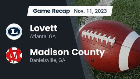 Lovett vs Madison County | Football | 11/11/2023