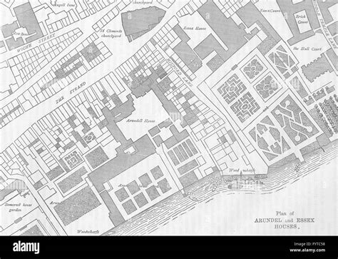 The strand london map Black and White Stock Photos & Images - Alamy