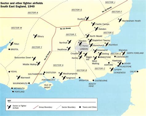 Ww2 Airfields Map