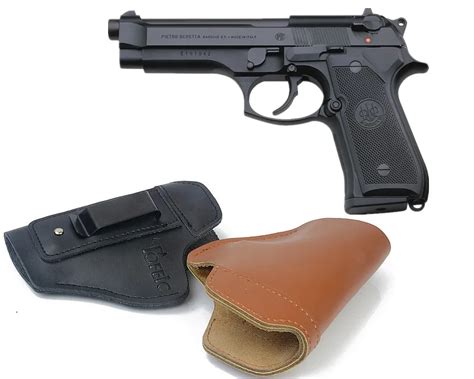 Concealed Leather IWB Holster Carry Gun Holster for Beretta M92 Beretta 92A1 Beretta 84 Cheetah ...