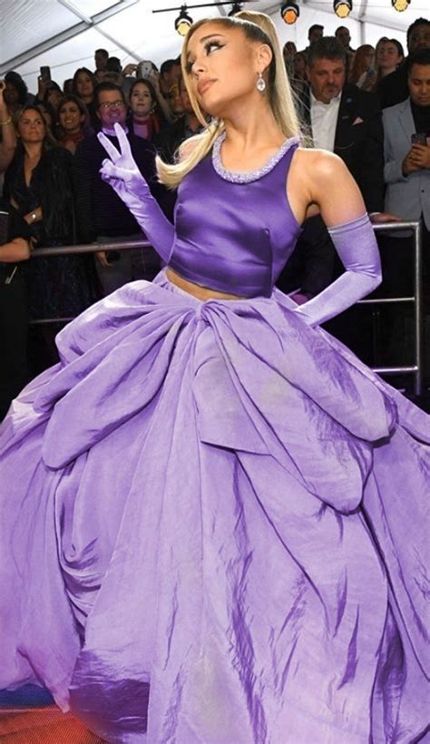 Ariana Grande purple Dress | Dresses Images 2022