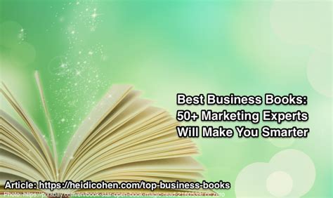 Best Business Books: 50+ Marketing Experts Will Make You Smarter - Heidi Cohen