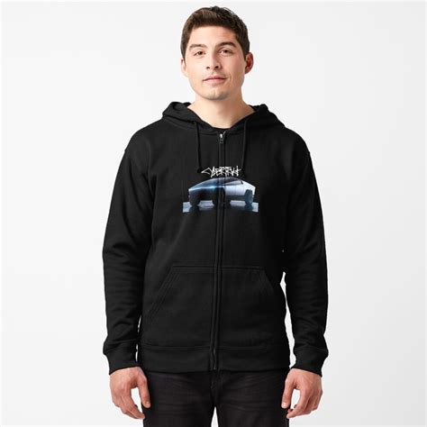 "Tesla Cybertruck" Zipped Hoodie by friedmilktea | Redbubble