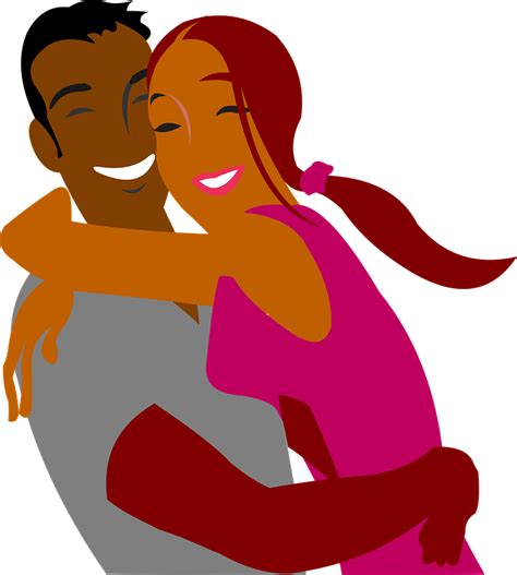 Download Couple, Hugging, Happy. Royalty-Free Vector Graphic - Pixabay