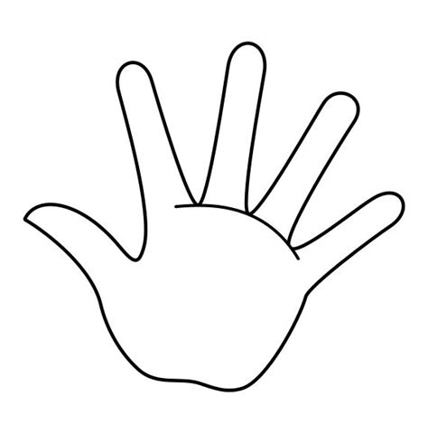 File:Hand left.svg | Hand clipart, Hand coloring, How to draw hands