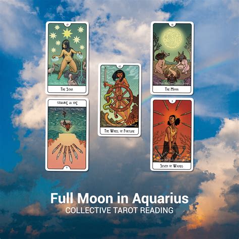 Full Moon in Aquarius Tarot Reading - Galileo's Mirror Tarot | William ...