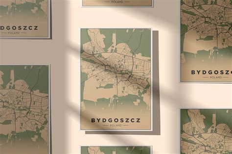 City map poster on Behance