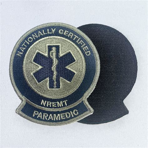 Paramedic Tactical Patch - Blue | National Registry of Emergency ...