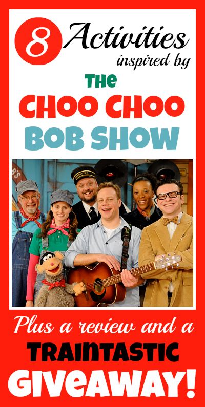 Review & Activities: The Choo Choo Bob Show Train DVDs for Kids (Giveaway!)