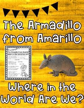 The Armadillo from Amarillo --- Where in the World Are We? Poem | TpT