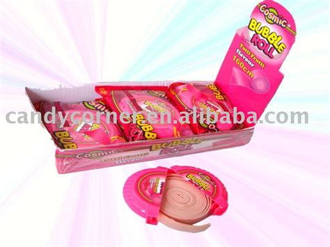 bubble gum roll (strawberry),China CANDY CORNER price supplier - 21food