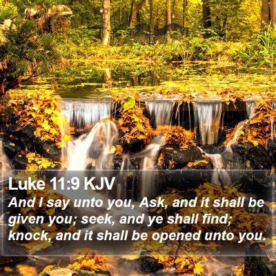 Luke 11 Scripture Images - Luke Chapter 11 KJV Bible Verse Pictures