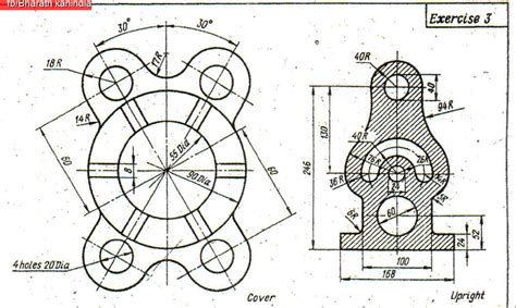 20 2D Practice Diagrams Free Downlaod ~ BHARATH KANINDLA Autocad ...