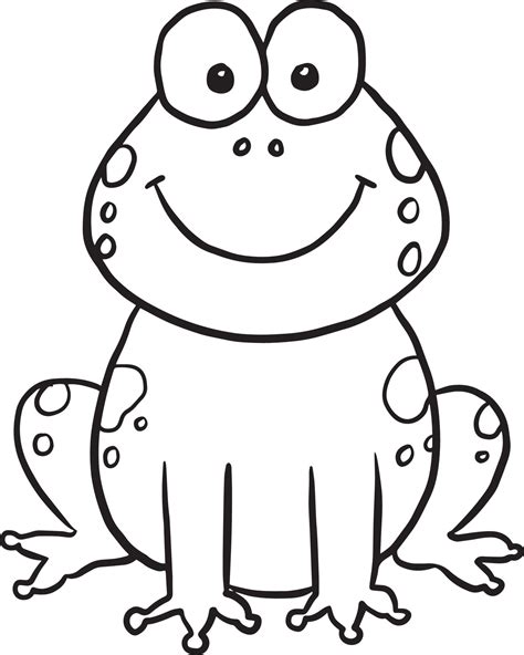 frog animal cartoon doodle kawaii anime coloring page cute illustration ...