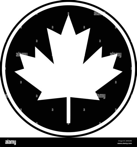 Maple Leaf Symbol- An Illustration of a Maple Leaf Symbol Stock Vector ...