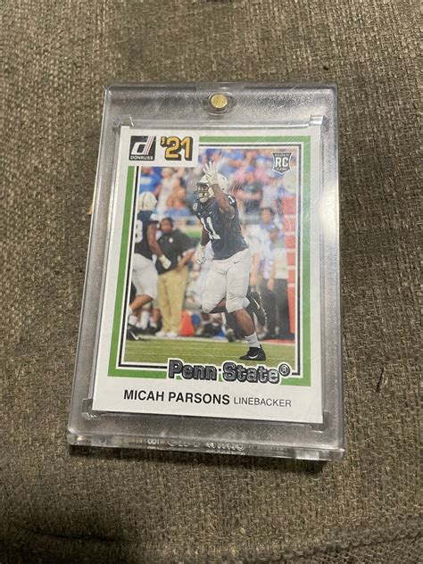 Micah Parsons Rookie Card Rare - Etsy