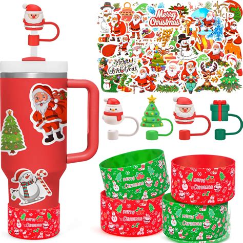 Amazon.com: Compatible with Christmas Stanley Cup Accessories for Stanley 30 40oz Tumbler ...