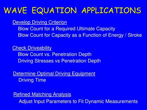 PPT - Wave Equation Applications PowerPoint Presentation, free download ...