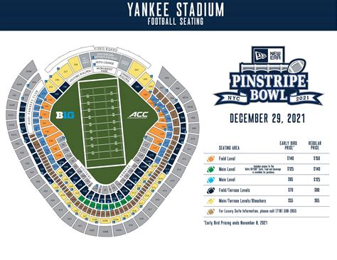 Tickets | Pinstripe Bowl | New York Yankees